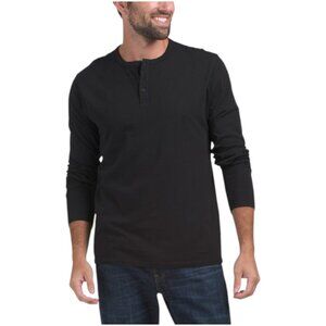 VINCE Long Sleeve Henley Neck Top